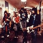 P.J. Soles with The Ramones in "Rock 'n' Roll High School"