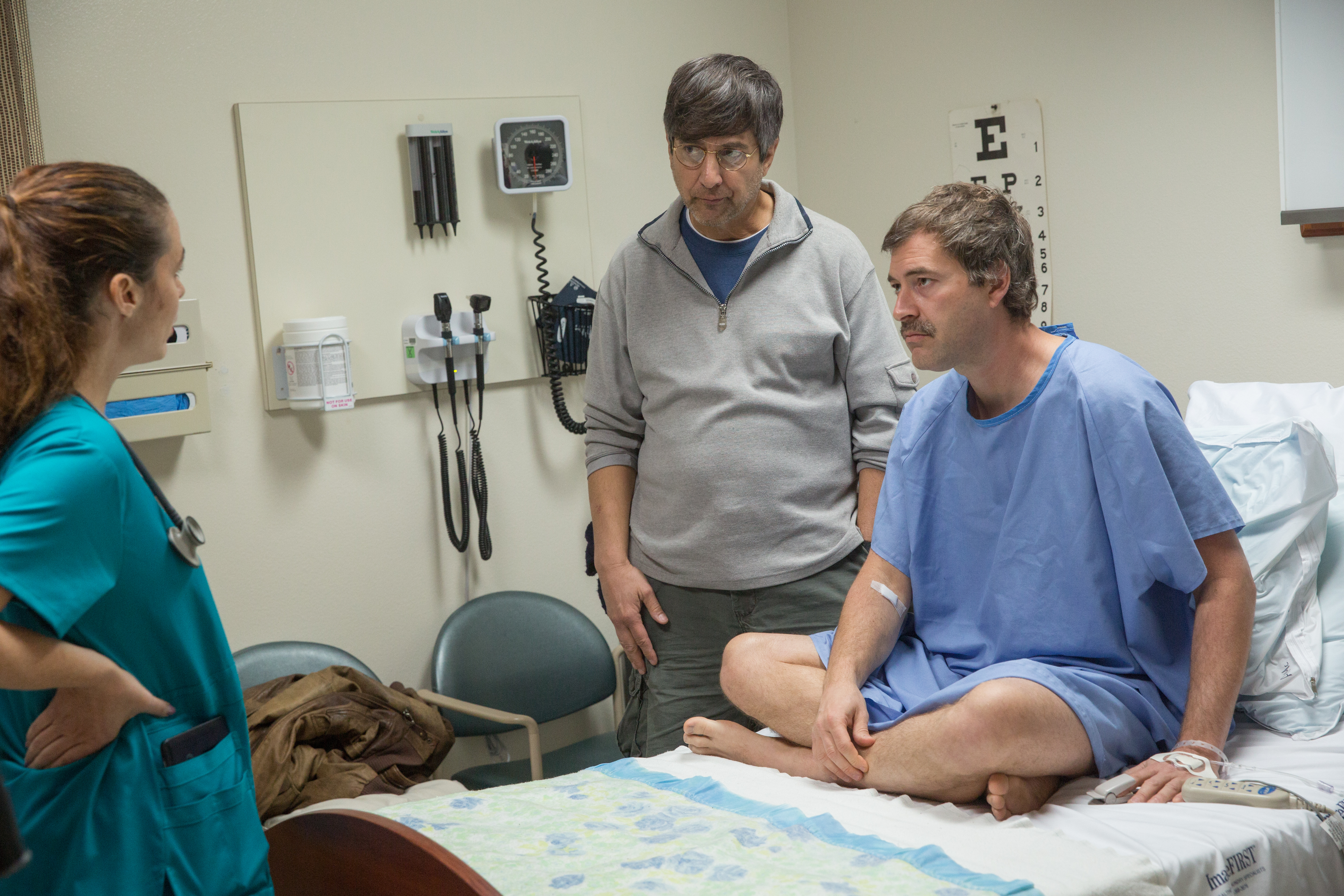 Ray Romano, Mark Duplass, and Christine Woods in Paddleton (2019)