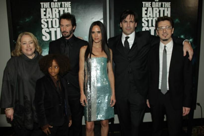 Jennifer Connelly, Keanu Reeves, Kathy Bates, Scott Derrickson, Jon Hamm, and Jaden Smith at an event for The Day the Earth Stood Still (2008)