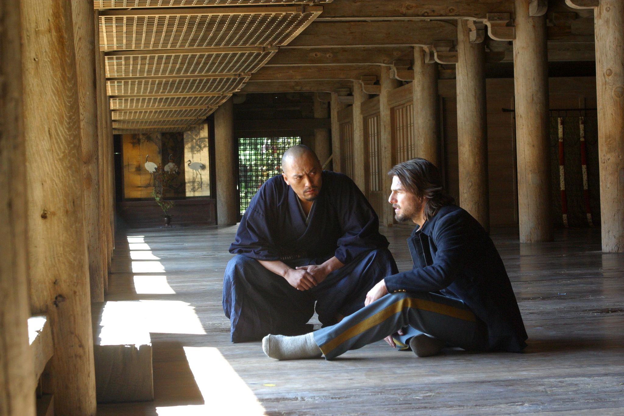 Tom Cruise and Ken Watanabe in The Last Samurai (2003)