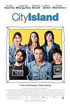 Andy Garcia, Julianna Margulies, Dominik Garcia, Emily Mortimer, Steven Strait, and Ezra Miller in City Island (2009)