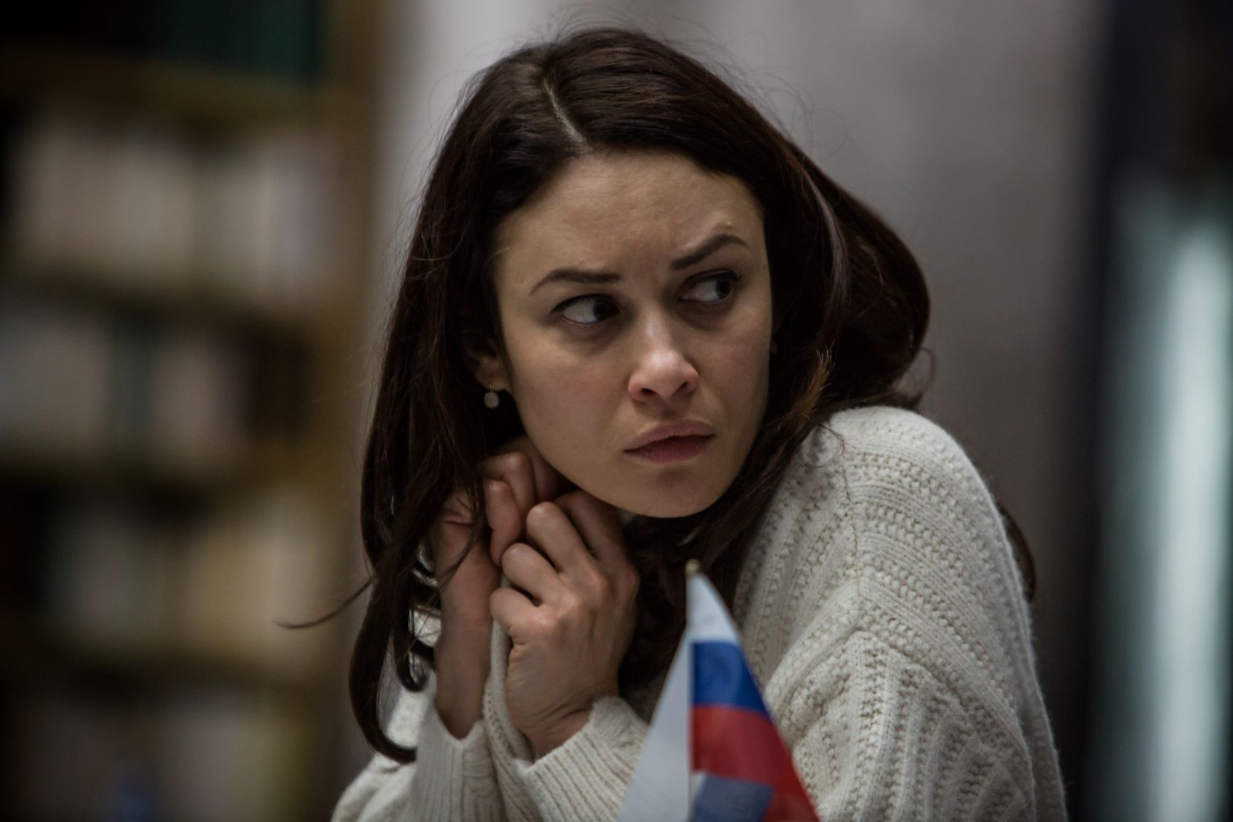 Olga Kurylenko in The Translators (2019)