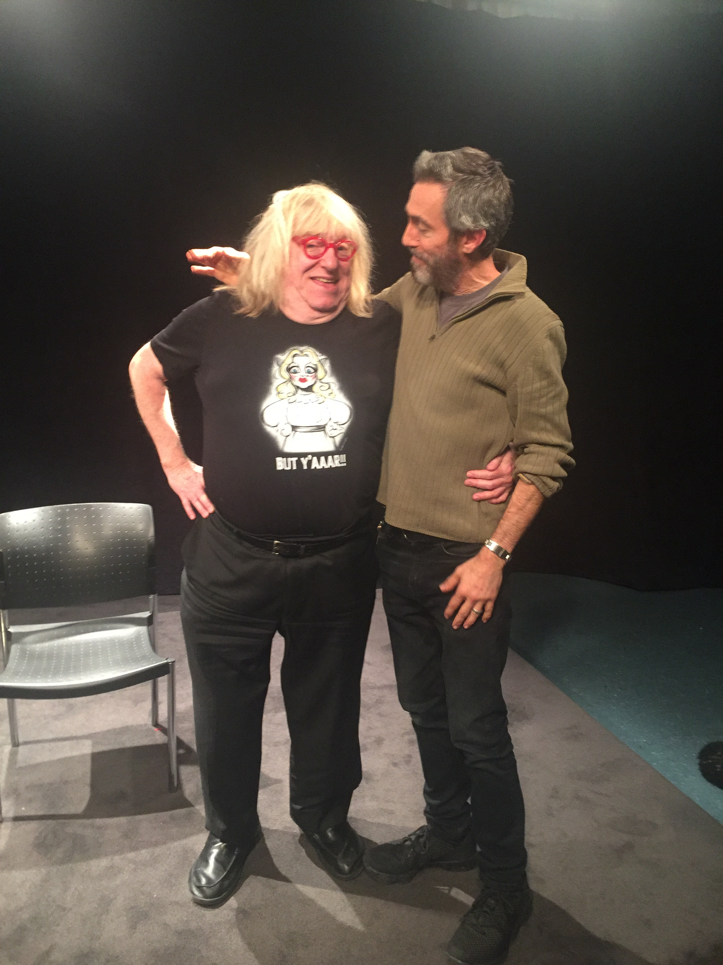 Bruce Vilanch, Comedy Writer on the set for Skip E. Lowe Documental