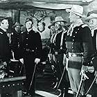 Henry Fonda, John Wayne, John Agar, Cliff Lyons, and George O'Brien in Fort Apache (1948)