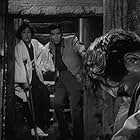 Kyôko Kagawa, Takeshi Katô, and Tatsuya Mihashi in The Bad Sleep Well (1960)