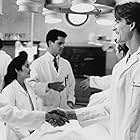 Matthew Modine, Daphne Zuniga, Alice Carter, John Scott Clough, and Todd Field in Gross Anatomy (1989)