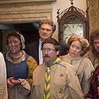 Simon Farnaby, Jim Howick, Martha Howe-Douglas, Katy Wix, Charlotte Ritchie, Mathew Baynton, Laurence Rickard, and Lolly Adefope in Ghosts (2019)