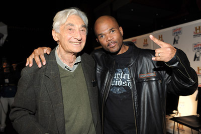Darryl McDaniels and Howard Zinn at an event for The People Speak (2009)