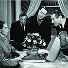 Peter Lorre, Cyd Charisse, Joseph Buloff, and Jules Munshin in Silk Stockings (1957)