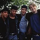 Leonardo DiCaprio, Mark Wahlberg, James Madio, and Patrick McGaw in The Basketball Diaries (1995)