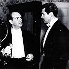 Byron Palmer and Rhys Williams in Man in the Attic (1953)