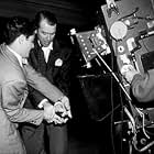 James Stewart on the set of "Rope." 1948 Warner