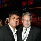 Plácido Domingo and George Lopez at an event for Beverly Hills Chihuahua (2008)