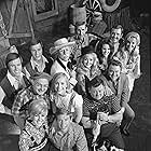 Cathy Baker, Archie Campbell, Roy Clark, Jim Hager, Jon Hager, Gunilla Hutton, Grandpa Jones, Buck Owens, Jeannine Riley, Lulu Roman, Junior Samples, Stringbean, Gordie Tapp, and Mary Taylor in Hee Haw (1969)