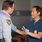 D.B. Sweeney and Ken Leung in The Night Shift (2014)