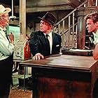 Spencer Tracy, Walter Brennan, and John Ericson in Bad Day at Black Rock (1955)