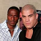 Willie Gault and Tito Ortiz at an event for The Crow: Wicked Prayer (2005)