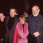 Sean Connery, Mia Sara, Jason Connery, and Micheline Roquebrune at an event for Playing by Heart (1998)