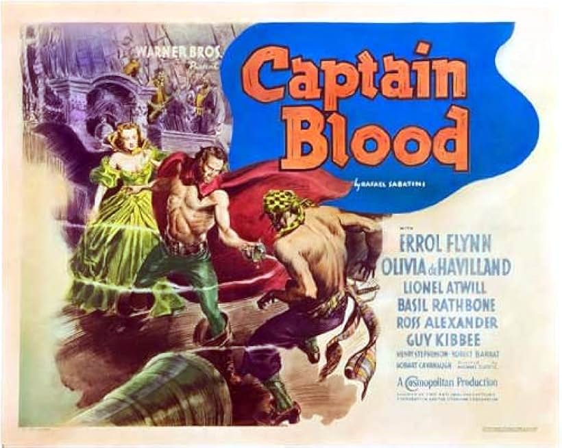 Olivia de Havilland and Errol Flynn in Captain Blood (1935)