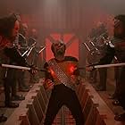 Michael Dorn, John Tesh, Robert Smithson, and Josef Cannon in Star Trek: The Next Generation (1987)