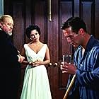 Paul Newman, Elizabeth Taylor, and Burl Ives in Cat on a Hot Tin Roof (1958)