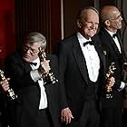 Jeffrey Katzenberg, Hal Needham, and George Stevens Jr. at an event for The Oscars (2013)