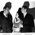 Joseph Cotten, Macdonald Carey, and Teresa Wright in Shadow of a Doubt (1943)