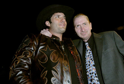 Robert Rodriguez and Frank Miller at an event for Sin City (2005)