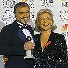 Lauren Bacall and Burt Reynolds at an event for The 55th Annual Golden Globe Awards (1998)