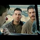 Armando Hernández, Omar Chaparro, and Erick Elias in Compadres (2016)