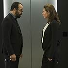 Sidse Babett Knudsen and Jeffrey Wright in Westworld (2016)