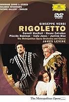 Plácido Domingo, Ileana Cotrubas, and Cornell MacNeil in Rigoletto (2022)