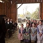 Matt Letscher, Madison Mason, Amy Sloan, Kimberly Williams-Paisley, Darcy Rose Byrnes, Madison Davenport, and Karley Scott Collins in Amish Grace (2010)