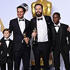 Shan Christopher Ogilvie, Jacob Tremblay, Benjamin Cleary, and Abraham Attah at an event for The Oscars (2016)