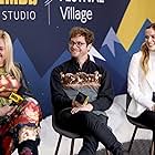 Veronika Franz, Riley Keough, and Severin Fiala at an event for The IMDb Studio at Sundance (2015)