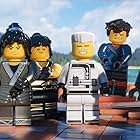 Fred Armisen, David Burrows, Michael Peña, Dave Franco, Zach Woods, Abbi Jacobson, and Kumail Nanjiani in The Lego Ninjago Movie (2017)