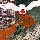 Harry Andrews, Michael Graham Cox, and Zero Mostel in Watership Down (1978)