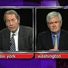 Charlie Rose and Newt Gingrich in Charlie Rose (1991)