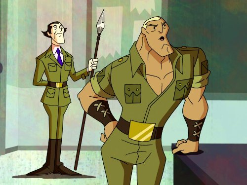 Greg Ellis and James Patrick Stuart in Scooby-Doo! Mystery Incorporated (2010)