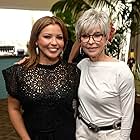 Rita Moreno and Justina Machado at an event for One Day at a Time (2017)