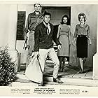 Soledad Miranda, Arturo Fernández, James Philbrook, and Ingrid Pitt in Sound of Horror (1966)