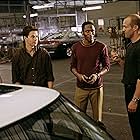 Charlize Theron, Mark Wahlberg, Jason Statham, and Yasiin Bey in The Italian Job (2003)
