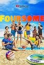 Cameron Moulène, Meghan Falcone, Monica Sherer, Sarah Yarkin, Rahart Adams, Jenn McAllister, Logan Paul, and Rickey Thompson in Foursome (2016)