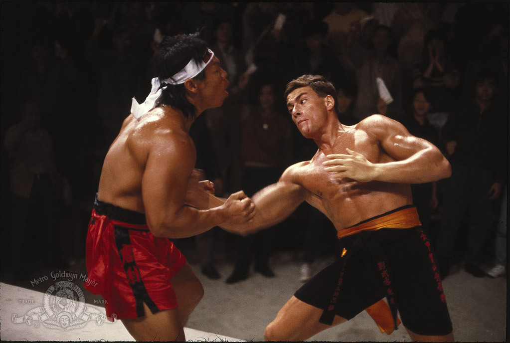 Jean-Claude Van Damme and Bolo Yeung in Bloodsport (1988)