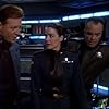 Bruce Boxleitner, Claudia Christian, and Jerry Doyle in Babylon 5 (1993)