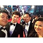 2014 BAFTA Awards with the cast of Metro Manila 