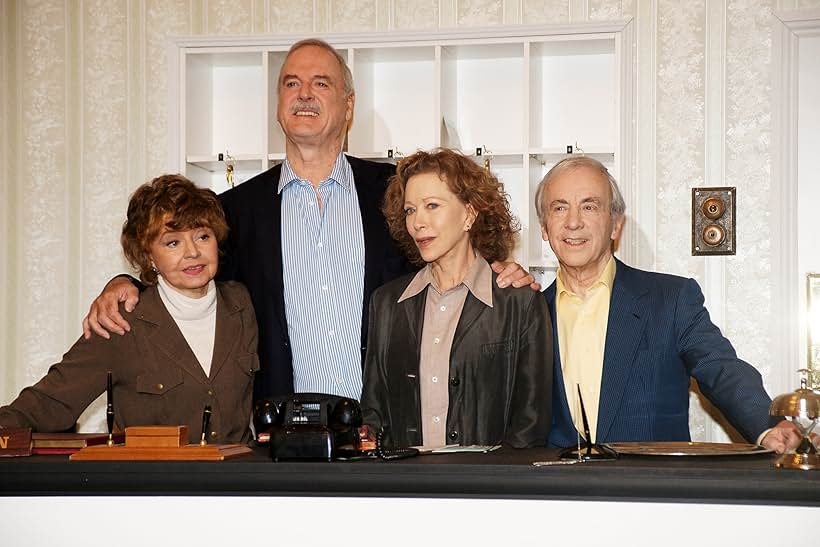 John Cleese, Connie Booth, Andrew Sachs, and Prunella Scales at an event for Fawlty Towers (1975)