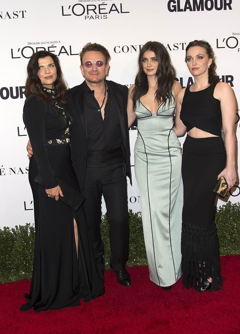 Bono, Ali Hewson, Jordan Hewson, and Eve Hewson