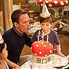 Neil Patrick Harris and Jacob Tremblay in The Smurfs 2 (2013)