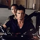 Sylvester Stallone and Rob Schneider in Judge Dredd (1995)